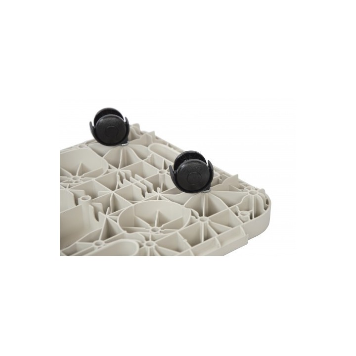 PLATAFORMA RECTANGULAR CON RUEDAS 480X290X38MM ARTPLAST