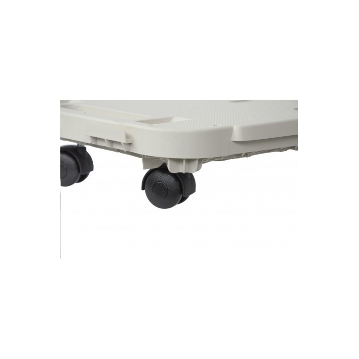 PLATAFORMA RECTANGULAR CON RUEDAS 480X290X38MM ARTPLAST