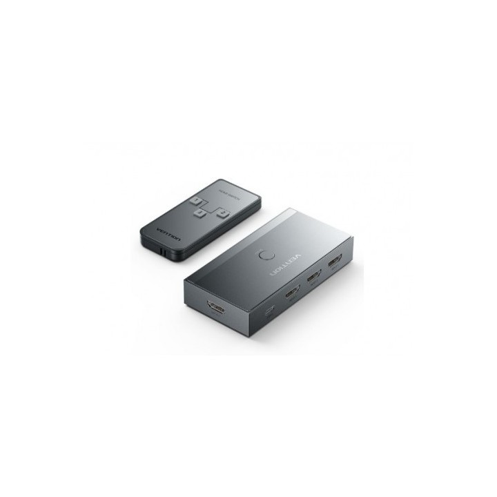SWITCH HDMI 2.1 3-1 CON MANDO 8K GRIS VENTION
