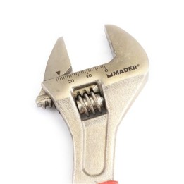 LLAVE INGLESA 8"- 200MM MANGO RECUBIERTO ROJO MADER