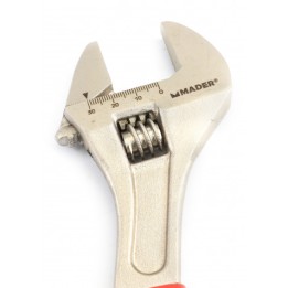 LLAVE INGLESA 10"- 250MM MANGO RECUBIERTO ROJO MADER