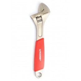 LLAVE INGLESA 12"- 300MM MANGO RECUBIERTO ROJO MADER