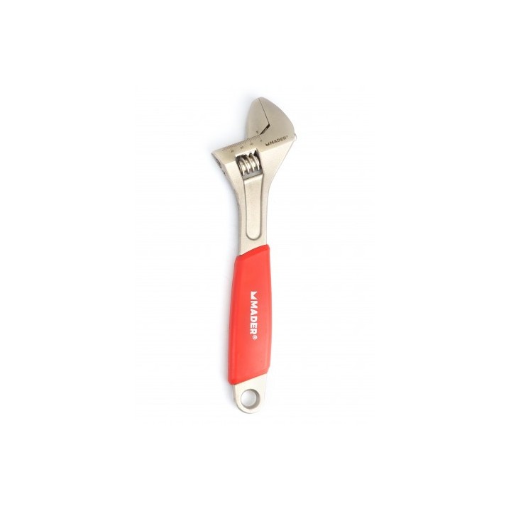 LLAVE INGLESA 12"- 300MM MANGO RECUBIERTO ROJO MADER