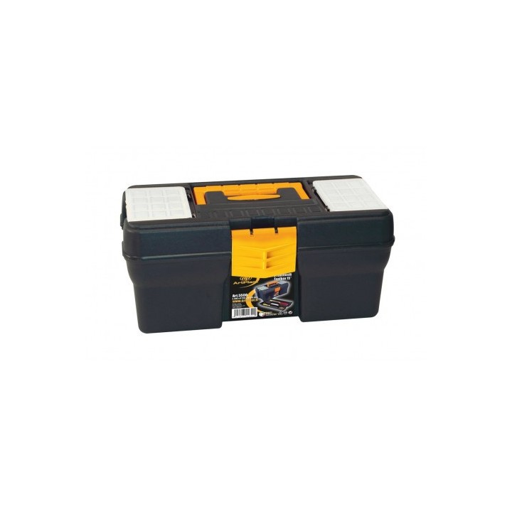 CAJA DE HERRAMIENTAS POLIPROPILENO 15" CON ORGANIZADORES ARTPLAST