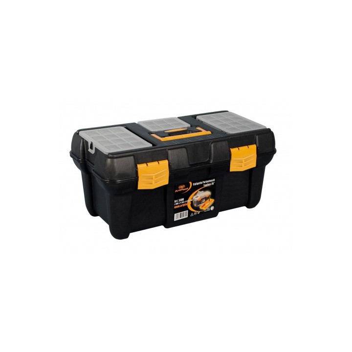 CAJA DE HERRAMIENTAS POLIPROPILENO 20" CON 3 ORGANIZADORES ARTPLAST