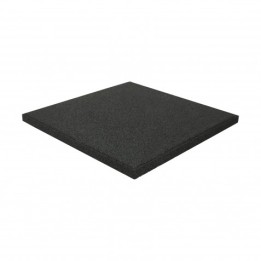 BALDOSA DE CAUCHO ANTITRAUMA 400X400X25MM NEGRA ARTPLAST