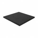 BALDOSA DE CAUCHO ANTITRAUMA 400X400X25MM NEGRA ARTPLAST