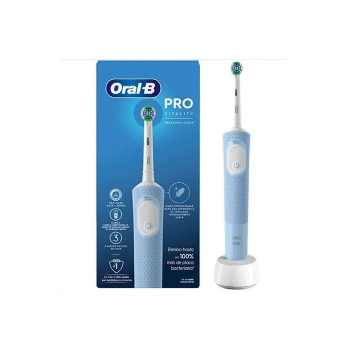 CEPILLO DE DIENTES ELECTRICO VITALITY PRO PRECISION CLEAN AZUL