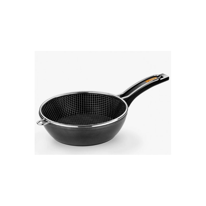 SARTEN CON CESTILLO 28CM FUEGO MONIX