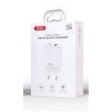 CARGADOR USB+USB-C 20W L158 BLANCO XO