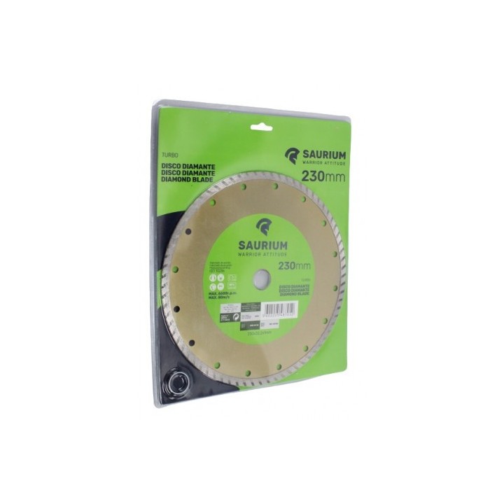 DISCO DIAMANTE SEGMENTADO 230MM TURBO SAURIUM