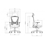 REACONDICIONADA SILLA OFICINA GAMA SENIOR SE5000 CROMAD