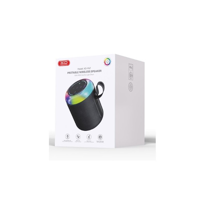ALTAVOZ BLUETOOTH CON LED RGB F67 XO