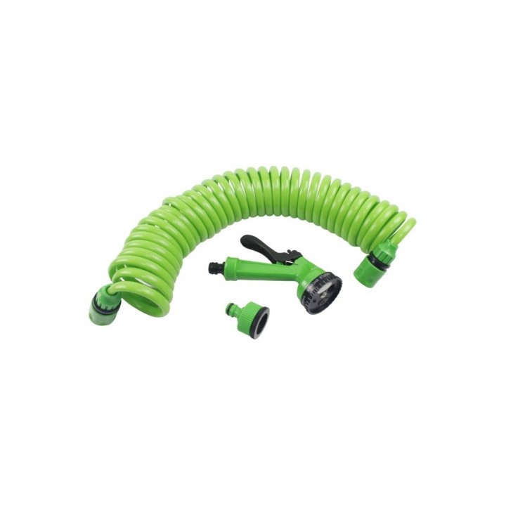 MANGUERA JARDIN ESPIRAL 7,5 Mtrs. SAURIUM