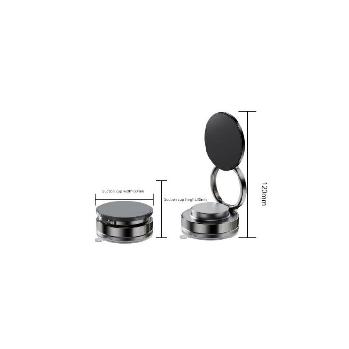 SOPORTE COCHE POR VACIO MAGNETICO COMPACTO C177 XO