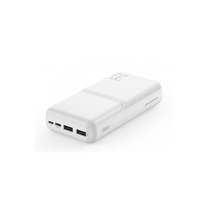 POWERBANK 20000MAH 2 SALIDAS BLANCO PR252 XO