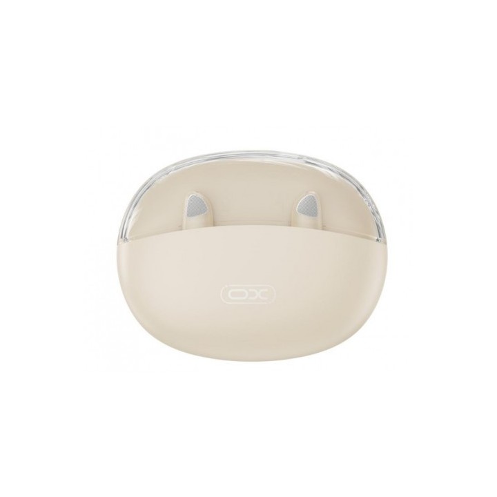 AURICULARES BLUETOOTH TWS CON DOBLE MICRO Y CANCELACION DE RUIDO G22 BEIGE