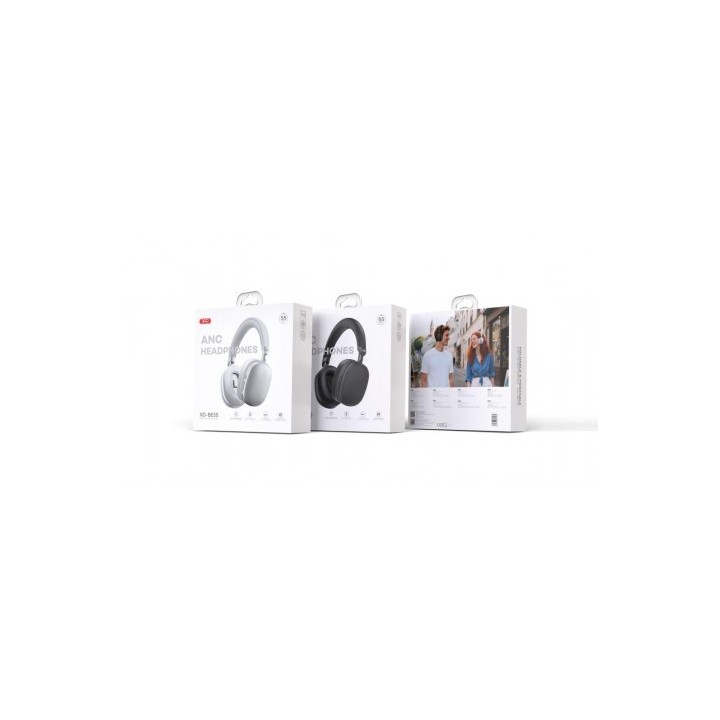 AURICULARES BLUETOOTH CON CANCELACION DE RUIDO BE55 BLANCO XO