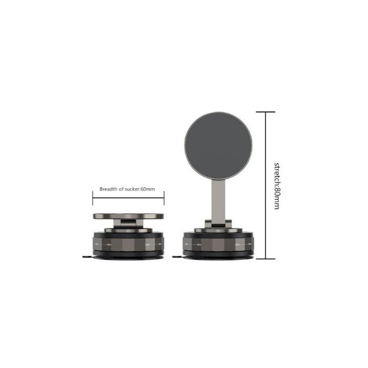 SOPORTE COCHE POR VACIO MAGNETICO COMPACTO C176 XO