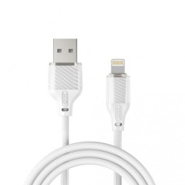 CABLE DE CARGA 6A USB A LIGTHNING 1 METRO BLANCO XO