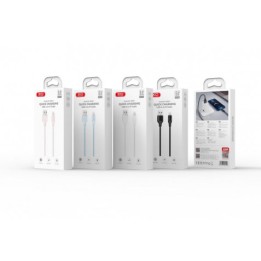 CABLE DE CARGA 6A USB A LIGTHNING 1 METRO BLANCO XO