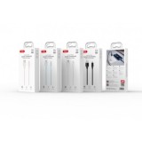CABLE DE CARGA 6A USB A LIGTHNING 1 METRO BLANCO XO