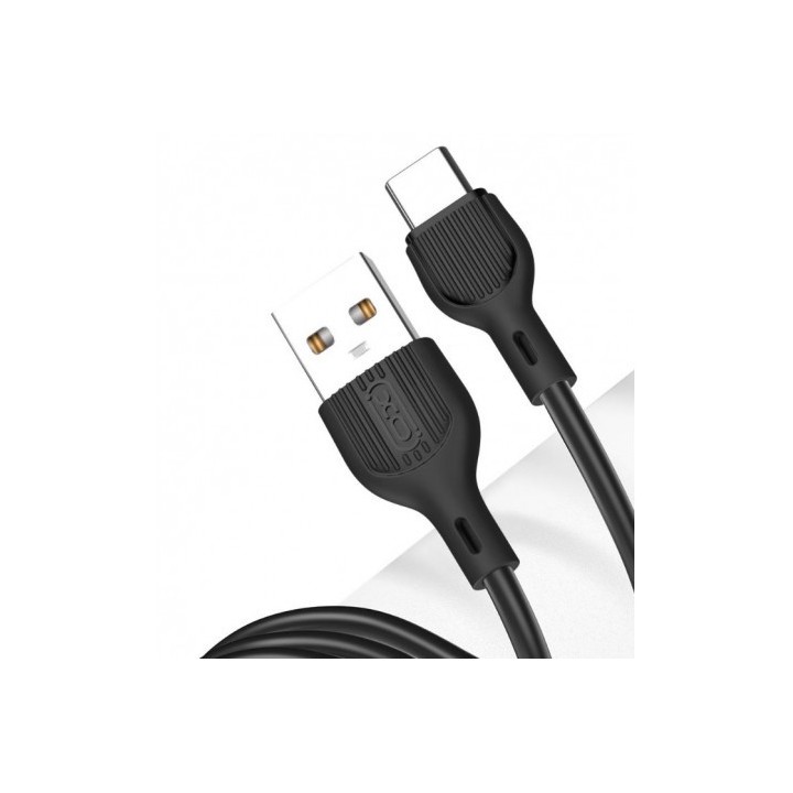 CABLE 2.1A USB A TIPO C 2 METROS NEGRO NB200 XO
