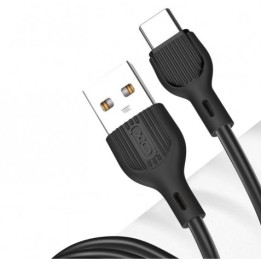 CABLE 2.1A USB A TIPOC 1 METRO NEGRO NB200 XO