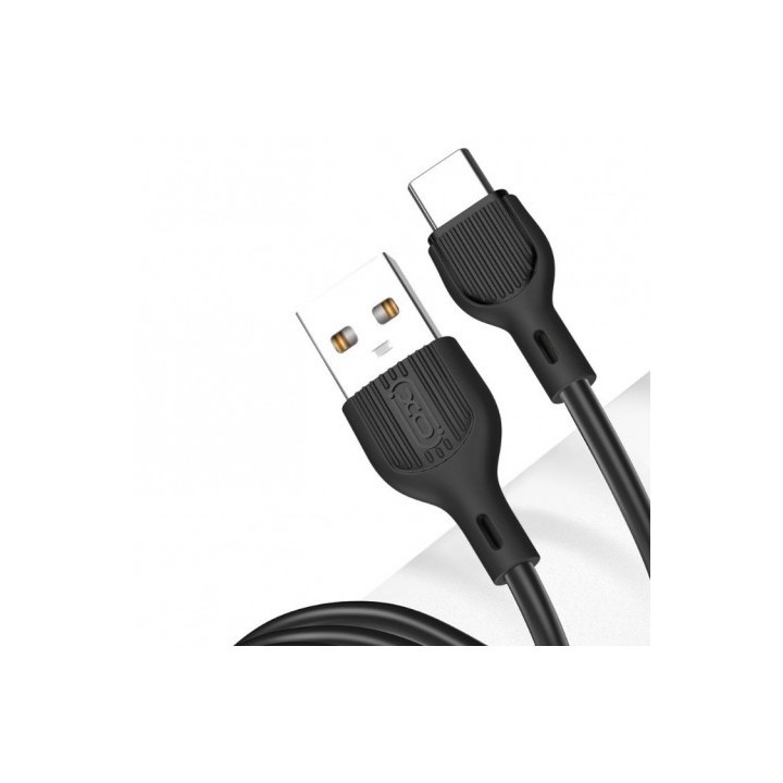 CABLE 2.1A USB A TIPOC 1 METRO NEGRO NB200 XO