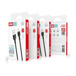 CABLE 2.1A USB A TIPOC 1 METRO NEGRO NB200 XO