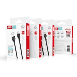 CABLE 2.1A USB A LIGTHNING 1 METRO NEGRO NB200 XO