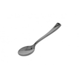 SET 50 CUCHARA 10CM PLASTICO REUTILIZABLE PLATA ALGON
