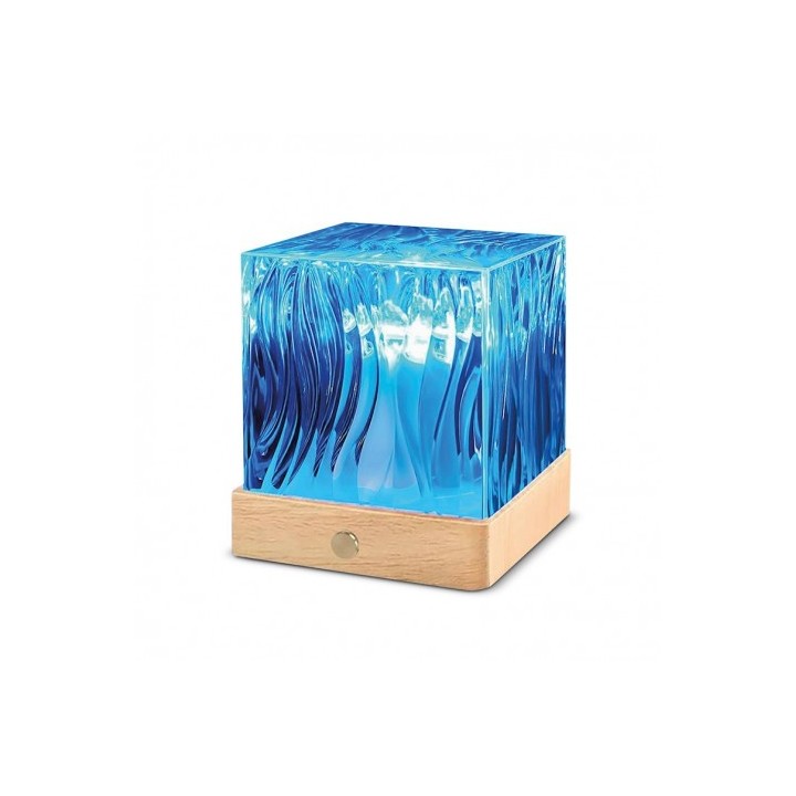 LAMPARA PROYECTOR CON LUZ EFECTO AURA 16 COLORES Y MANDO A DISTANCIA
