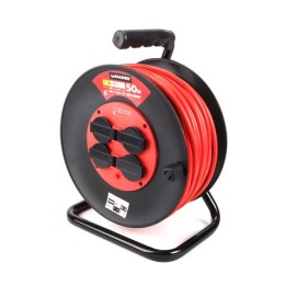 ENROLLADOR DE CABLE 50 METROS CABLE 3X1.5MM MADER