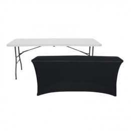 FUNDA PARA MESA DE RESINA 240X74X74CM NEGRA SUNGARDEN
