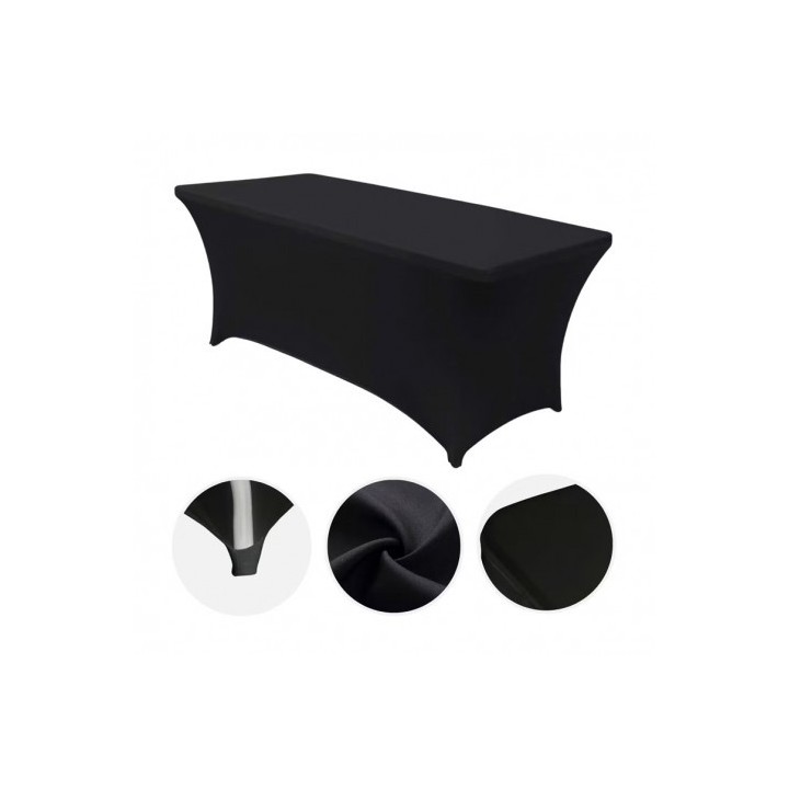 FUNDA PARA MESA DE RESINA 152X70X74CM NEGRA SUNGARDEN