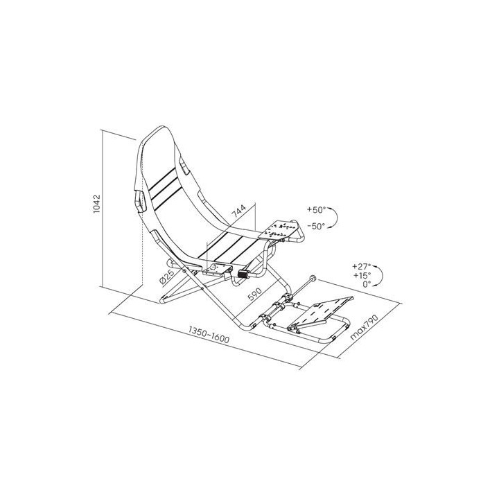 SLIM DRIVE RACING SEAT CROMAD
