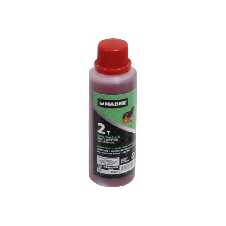 LUBRICANTE SINTÉTICO 2T. 125mL MADER