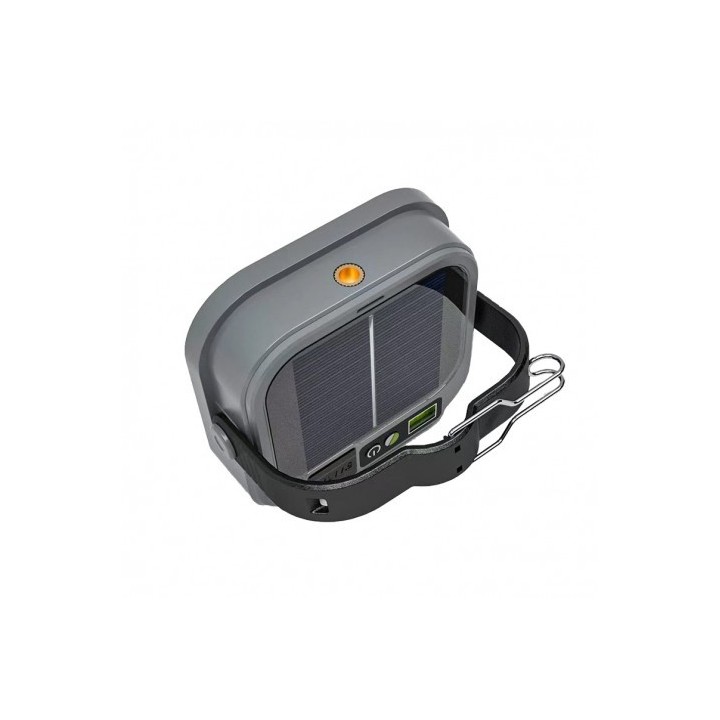 LINTERNA SOLAR DE CAMPING 500LM 12 MODOS, POWERBANK, IPX4 ELBAT
