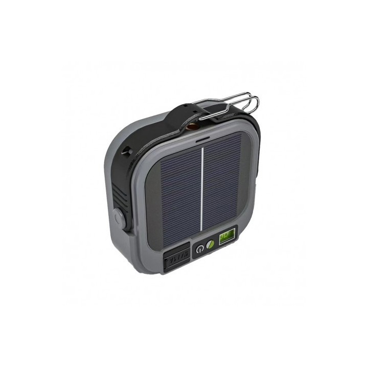 LINTERNA SOLAR DE CAMPING 500LM 12 MODOS, POWERBANK, IPX4 ELBAT