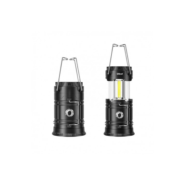 LINTERNA LED CAMPING 2 EN 1 CON GANCHO 280LM ELBAT