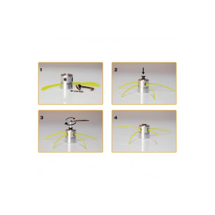 CABEZAL UNIVERSAL DE ALUMINIO PARA DESBROZADORAS CON HILO BLIM