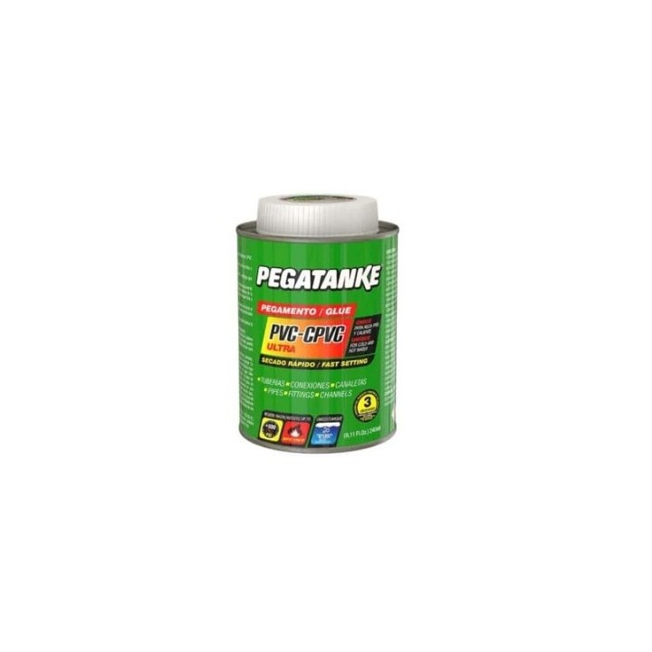 PEGAMENTO PARA PVC-CPVC 475ML PEGATANKE