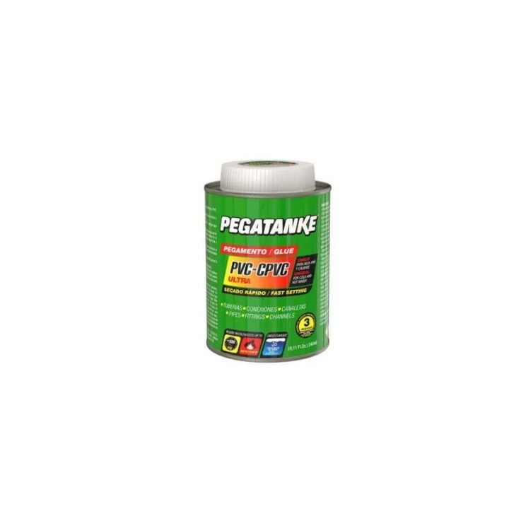 PEGAMENTO PARA PVC-CPVC 240ML PEGATANKE