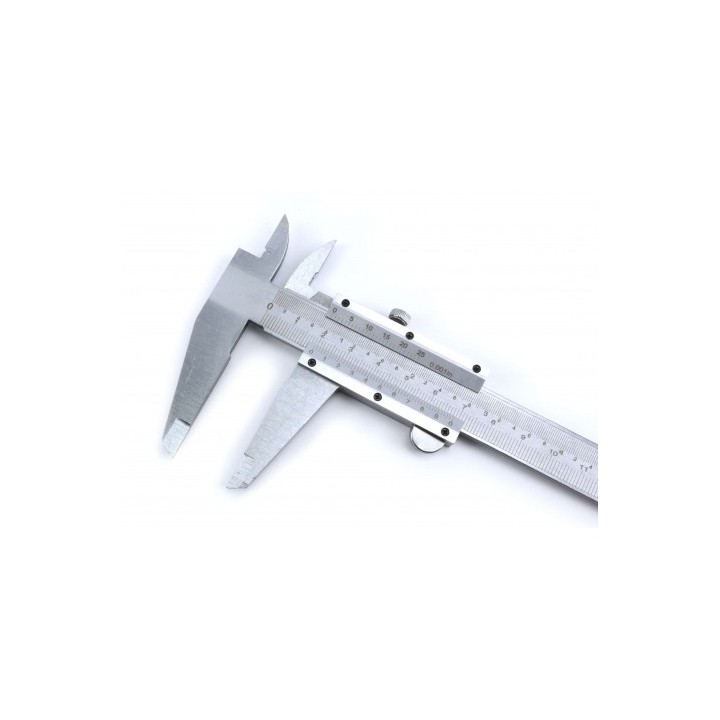 CALIBRADOR ACERO INOX 200MM CON ESTUCHE MADER