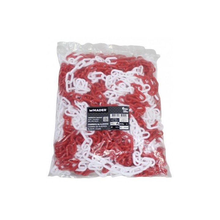 CADENA PLASTICA 6mm.X25Mtrs. MADER