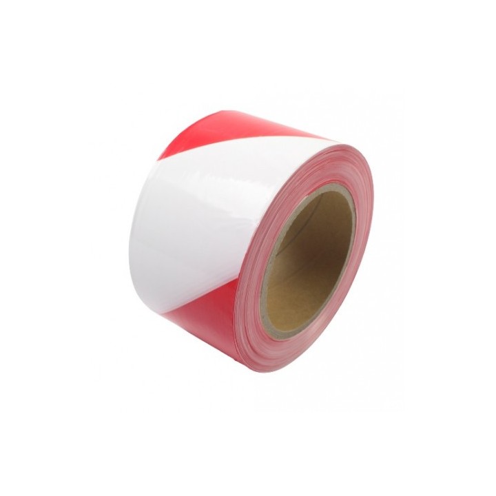 CINTA DE SEÑALIZACION ROJO-BLANCO 250Mtrs.X7Cm. MADER