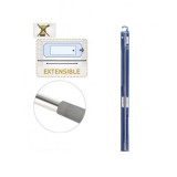 BARRA EXTENSIBLE BAÑO ACERO INOX 22MM 110-200 HBS