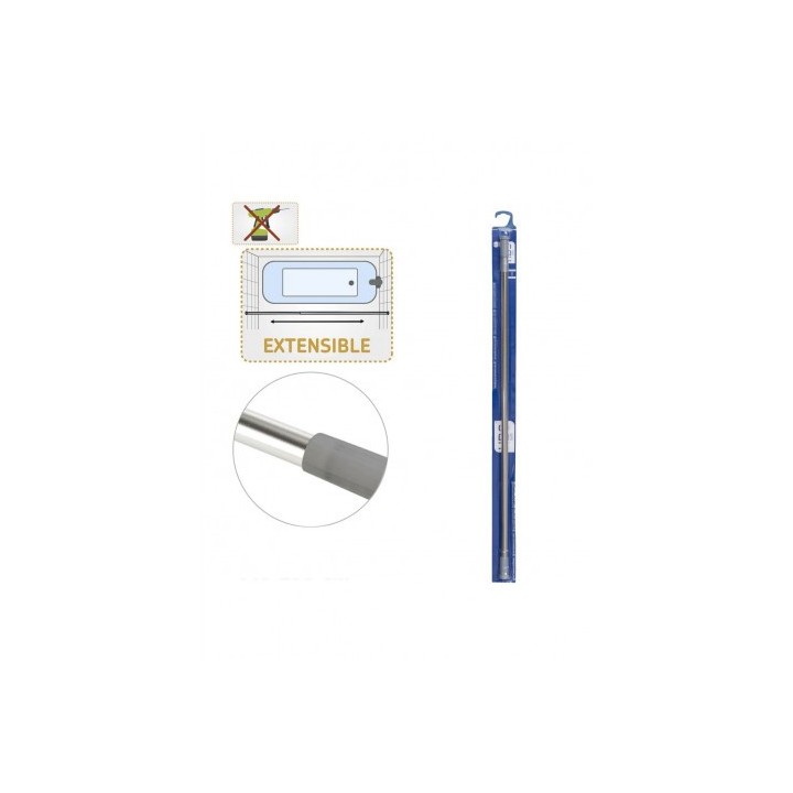 BARRA EXTENSIBLE BAÑO ACERO INOX 22MM 110-200 HBS