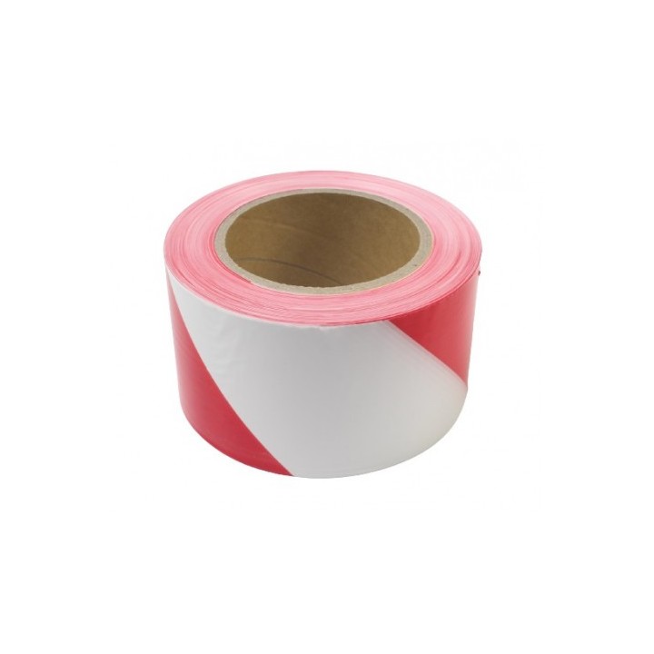 CINTA DE SEÑALIZACION ROJO-BLANCO 250Mtrs.X7Cm. MADER